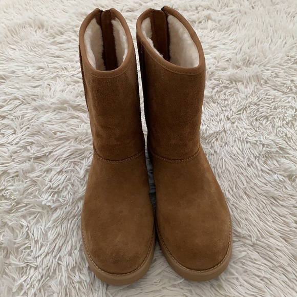 authentic ugg classic short logo zip boots - Picture 9 of 13